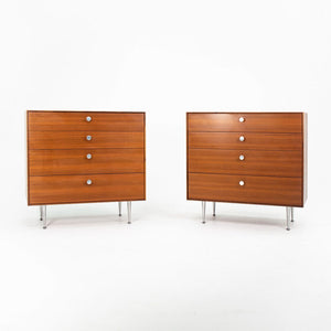 SOLD 1958 Pair of Thin Edge Dressers by George Nelson for Herman Miller in Walnut