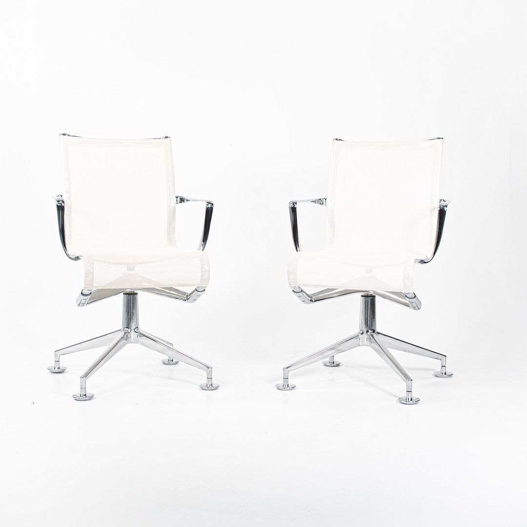 2000s MEETINGFRAME 44 / 437 Desk / Side Chair by Alberto Meda for Alias in Aluminum 10x Available