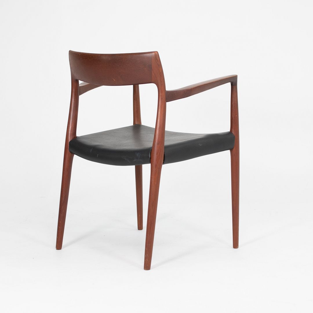 SOLD 1960s Model 57 & 77 Dining Chairs by Niels Møller for J.L. Møller ...