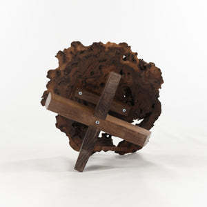 SOLD Mira Nakashima Claro Walnut Burl Minguren I Side / End Table #2 George Nakashima Studio