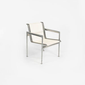 SOLD 1966 Series Prototype Arm Chair by Richard Schultz for Knoll in Polished Aluminum with Riveted Frame