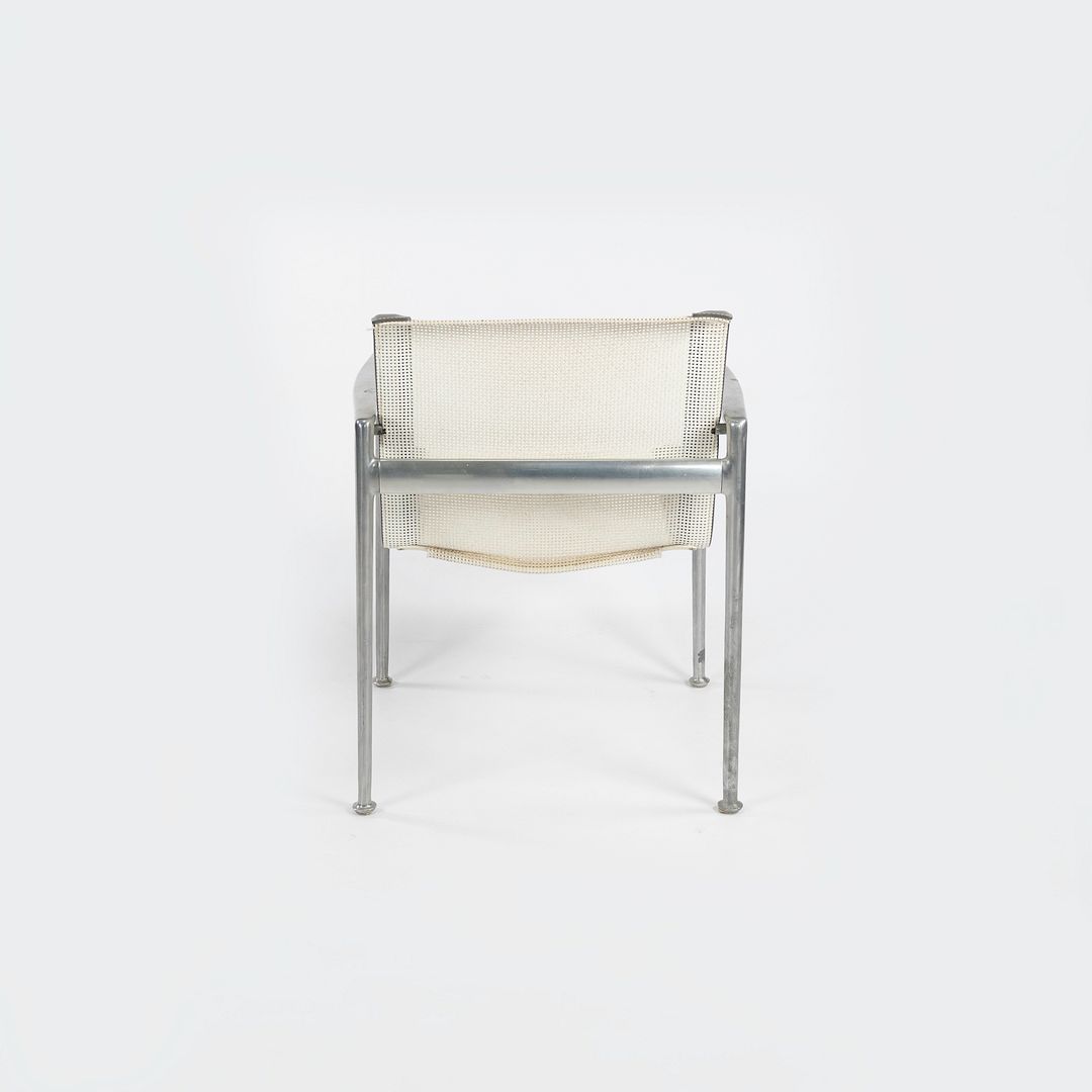 SOLD 1966 Series Prototype Arm Chair by Richard Schultz for Knoll in Polished Aluminum with Riveted Frame