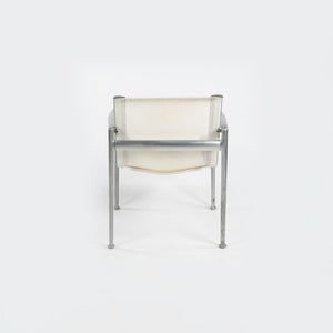 SOLD 1966 Series Prototype Arm Chair by Richard Schultz for Knoll in Polished Aluminum with Riveted Frame