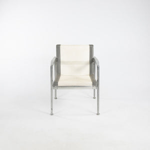 SOLD 1966 Series Prototype Arm Chair by Richard Schultz for Knoll in Polished Aluminum with Riveted Frame