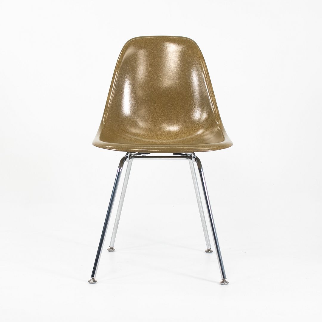 SOLD 2010s Set of Four Case Study Chairs by Charles and Ray Eames for Modernica in Pumpernickel Fiberglass