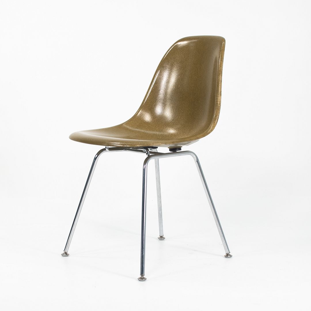 2010s Set of Four Case Study Chairs by Charles and Ray Eames for Modernica in Pumpernickel Fiberglass