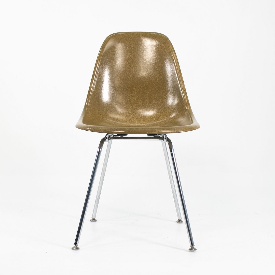 2010s Set of Four Case Study Chairs by Charles and Ray Eames for Modernica in Pumpernickel Fiberglass