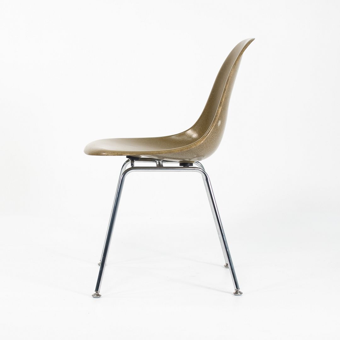 2010s Set of Four Case Study Chairs by Charles and Ray Eames for Modernica in Pumpernickel Fiberglass