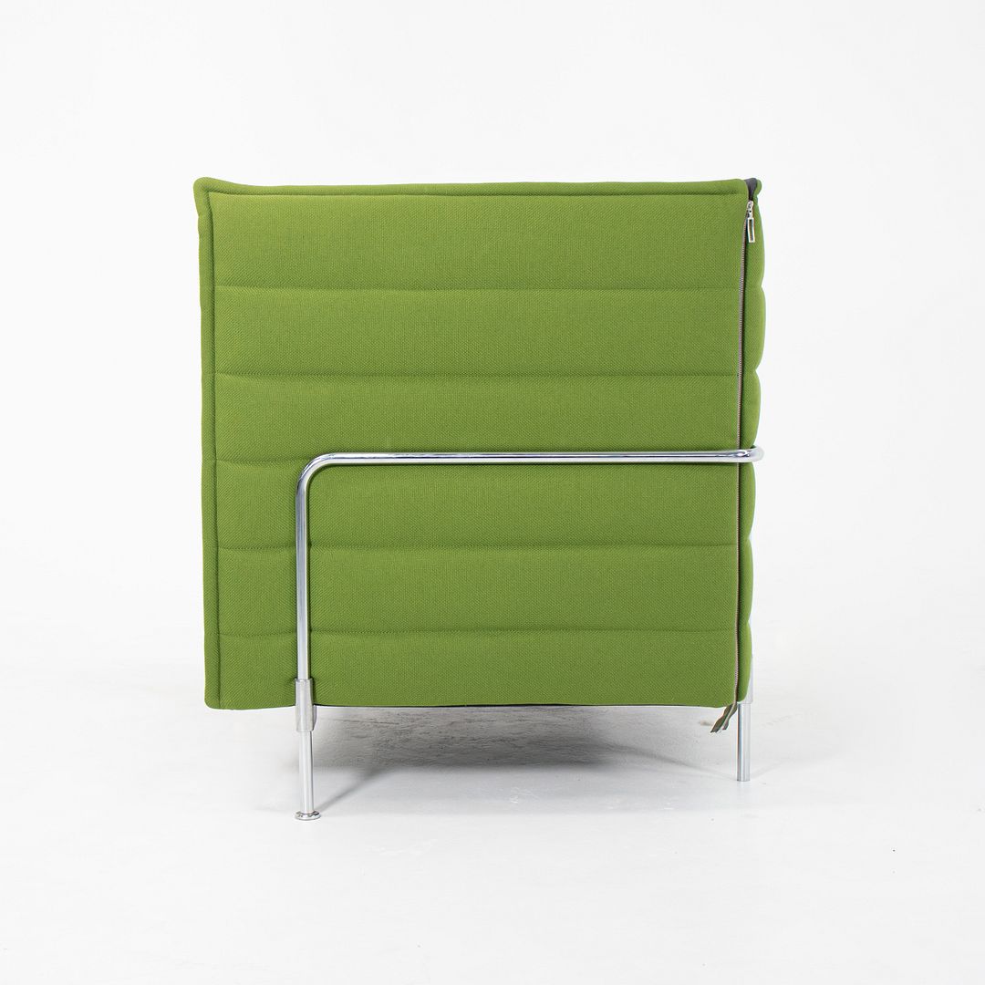 2010s Pair of Alcove Love Seats by Ronan and Erwan Bouroullec for Vitra in Green Fabric