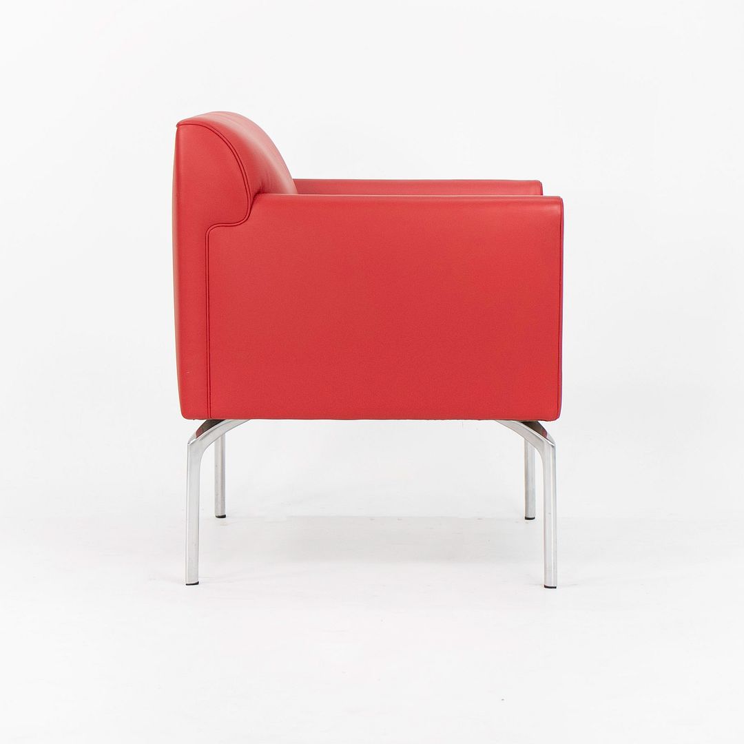 2006 Eospiti Armchair by Luciano Pagani and Angelo Perversi for Poltrona Frau in Red Leather