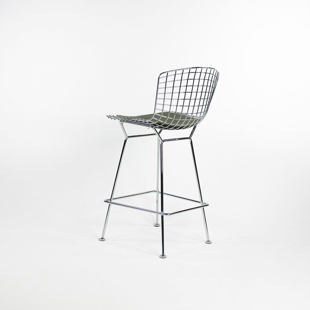 SOLD 2010s Pair of Bertoia Counter Stools 426C by Harry Bertoia for Knoll