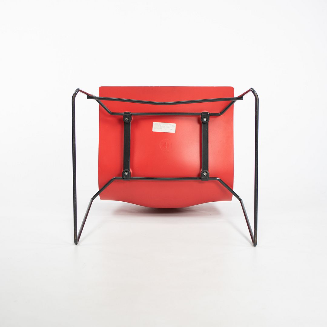 1992 Handkerchief Chairs by Lella and Massimo Vignelli for Knoll in Red 12+ Available