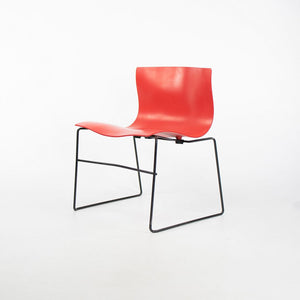 1992 Handkerchief Chairs by Lella and Massimo Vignelli for Knoll in Red 12+ Available