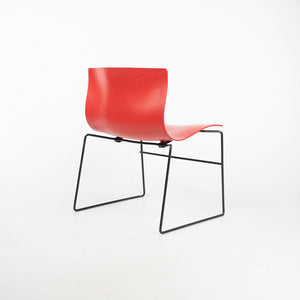 1992 Handkerchief Chairs by Lella and Massimo Vignelli for Knoll in Red 12+ Available