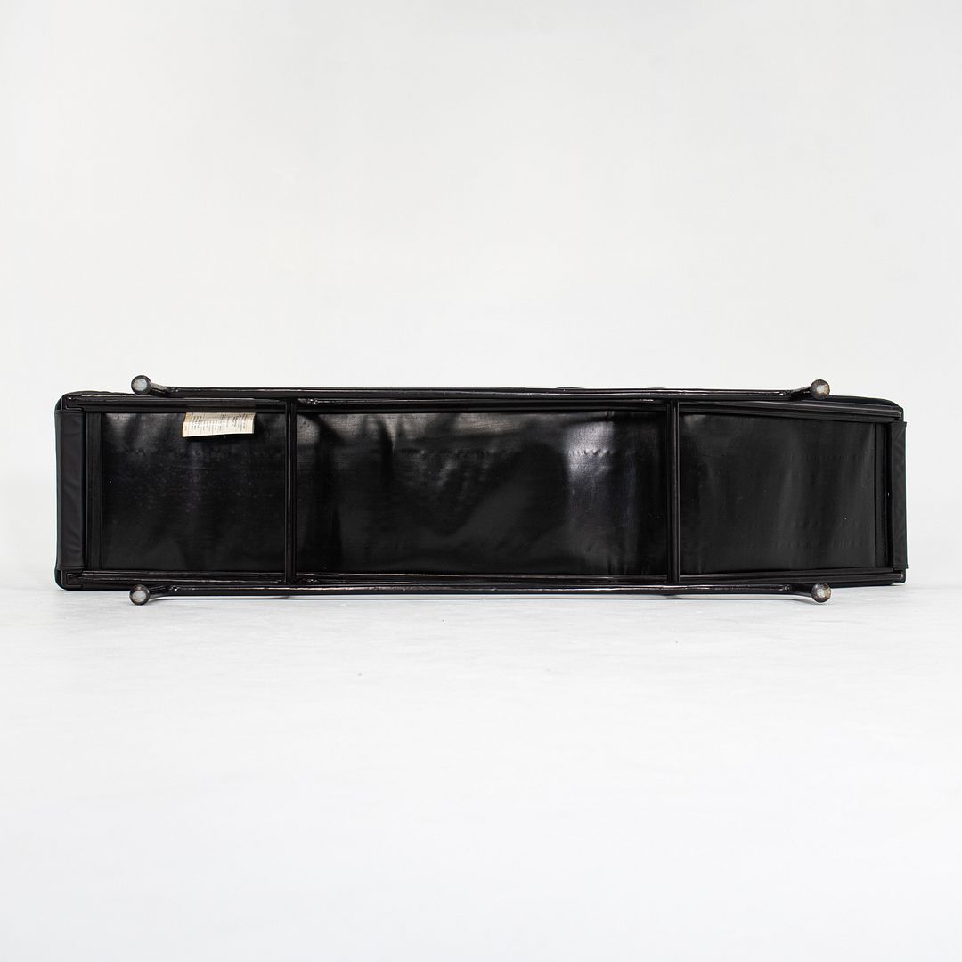 SOLD 1970s ES-106 Chaise Lounge Chair by Charles and Ray Eames for Herman Miller in Black Leather