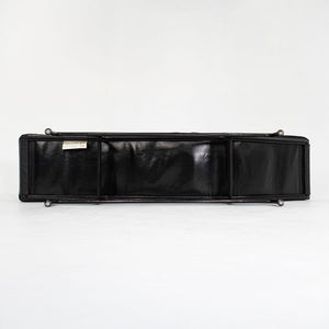 SOLD 1970s ES-106 Chaise Lounge Chair by Charles and Ray Eames for Herman Miller in Black Leather