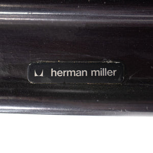 SOLD 1970s ES-106 Chaise Lounge Chair by Charles and Ray Eames for Herman Miller in Black Leather