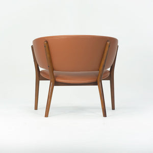 1950s ND83 Lounge Chair by Nanna and Jørgen Ditzel for Knud Willadsen in Oak with Cognac Leather