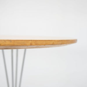 1970s Superellipse Dining Table by Bruno Mathsson and Piet Hein for Fritz Hansen in Figured Birch