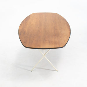 1954 Soft Edge Curved Dining Table Model 5259 by George Nelson for Herman Miller in Walnut