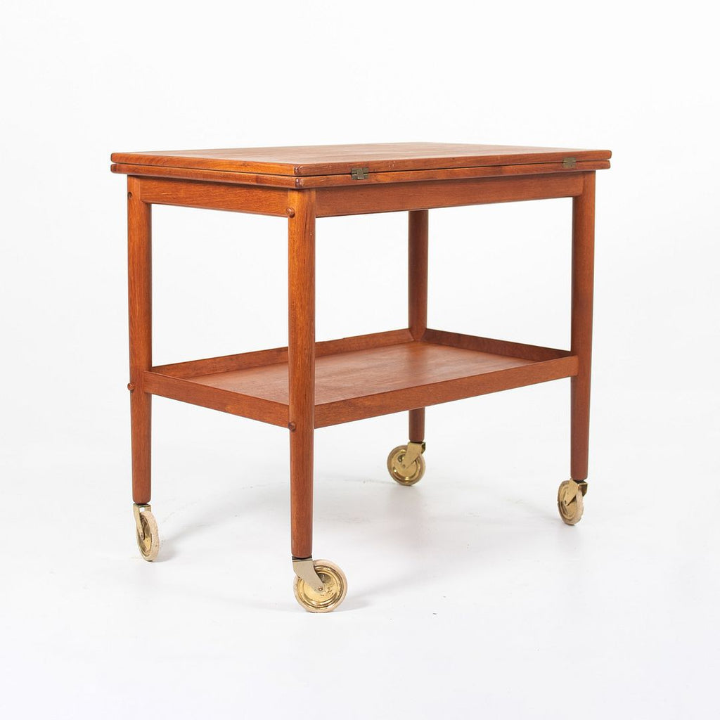 1960s Teak Serving Cart by Grete Jalk for Poul Jeppesens Møbelfabrik in Teak
