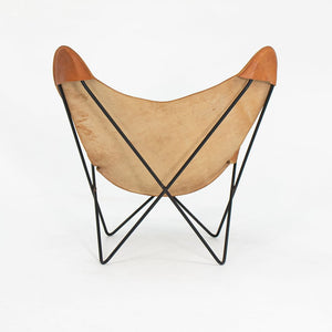 1950S Butterfly Chair and Ottoman By Jorge Ferrari-Hardoy, Antonio Bonet, And Juan Kurchan for Knoll (Similar Ottoman)