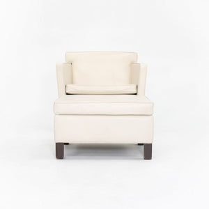 SOLD 2009 751 Krefeld Lounge Chair & 754 Krefeld Ottoman by Mies van der Rohe for Knoll in Off-White Leather