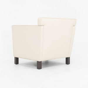 SOLD 2009 751 Krefeld Lounge Chair & 754 Krefeld Ottoman by Mies van der Rohe for Knoll in Off-White Leather