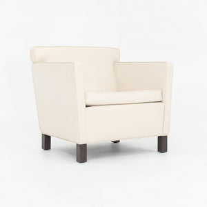 SOLD 2009 751 Krefeld Lounge Chair & 754 Krefeld Ottoman by Mies van der Rohe for Knoll in Off-White Leather