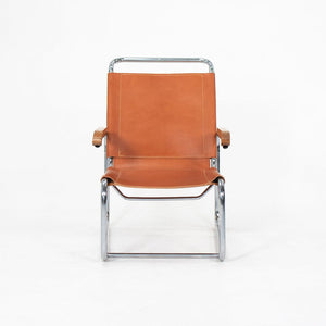 SOLD 1960s B35 Lounge Chair by Marcel Breuer for Thonet in Chromed Steel and Leather