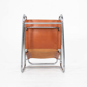 SOLD 1960s B35 Lounge Chair by Marcel Breuer for Thonet in Chromed Steel and Leather