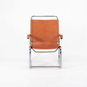 SOLD 1960s B35 Lounge Chair by Marcel Breuer for Thonet in Chromed Steel and Leather