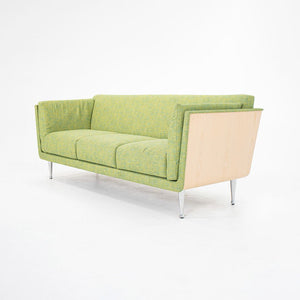 2016 Goetz Sofa by Mark Goetz for Herman Miller in Ash with Green Fabric