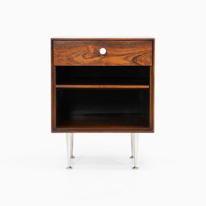 SOLD 1959 Thin Edge Bedside Table by George Nelson for Herman Miller in Rosewood with Provenance
