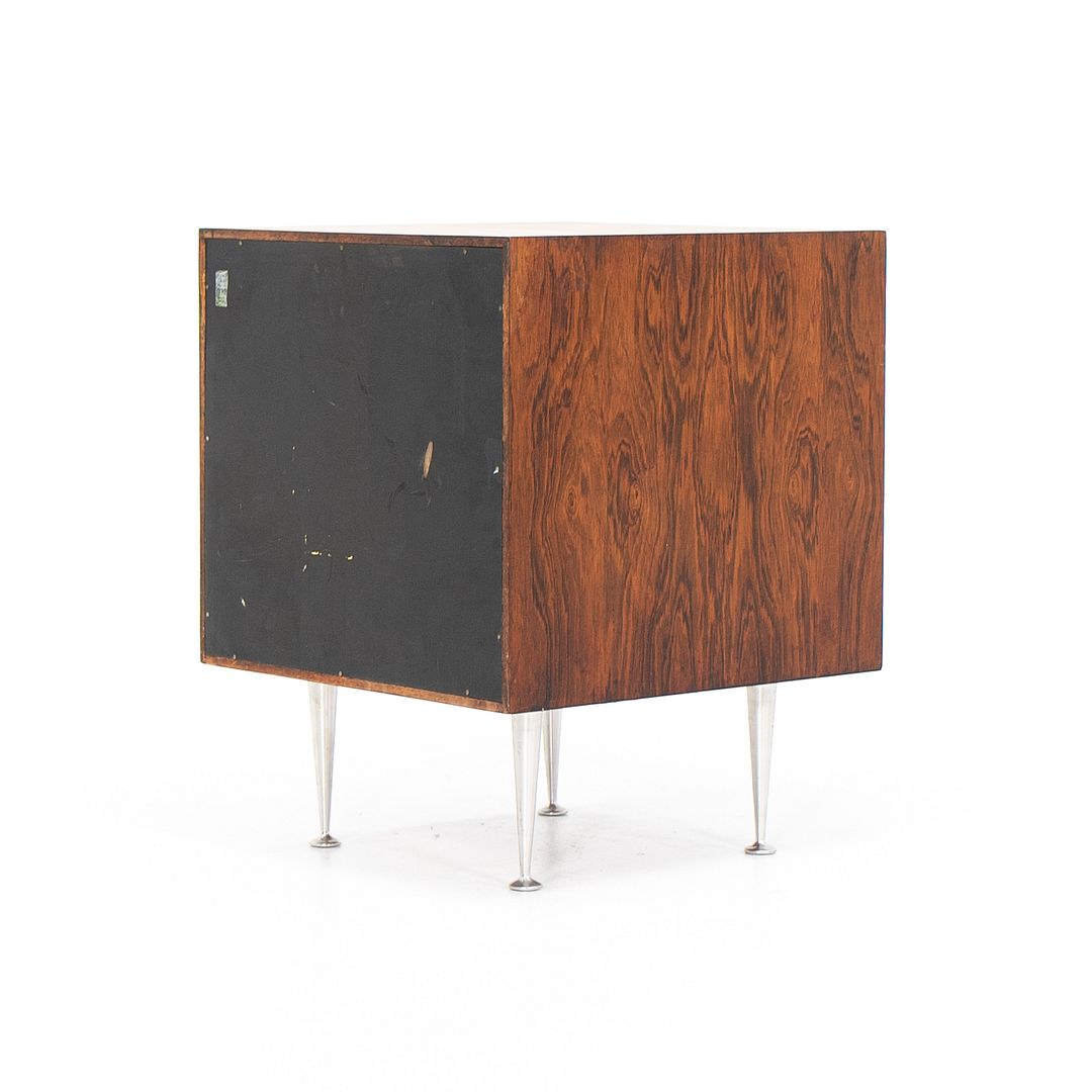 SOLD 1959 Thin Edge Bedside Table by George Nelson for Herman Miller in Rosewood with Provenance