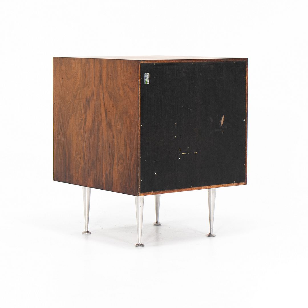 SOLD 1959 Thin Edge Bedside Table by George Nelson for Herman Miller in Rosewood with Provenance