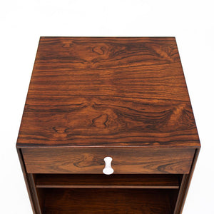 SOLD 1959 Thin Edge Bedside Table by George Nelson for Herman Miller in Rosewood with Provenance