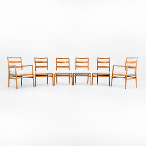 1950s Model 4209 by T.H. Robsjohn-Gibbings for Widdicomb Furniture with New Upholstery Set of Six