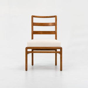 1950s Model 4209 by T.H. Robsjohn-Gibbings for Widdicomb Furniture with New Upholstery Set of Six