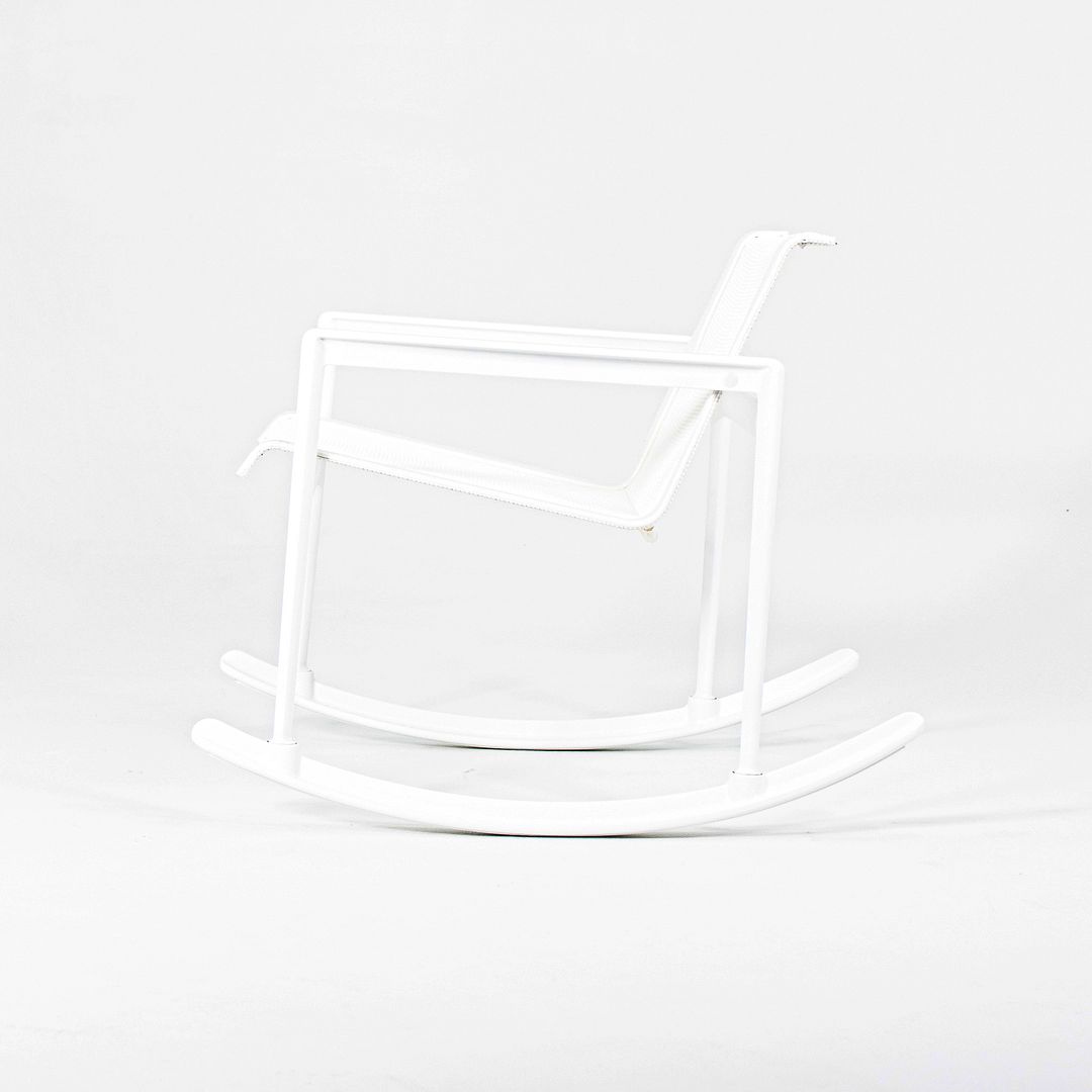 SOLD 2022 Richard Schultz 1966 Series Single Rocker for Knoll in White on White