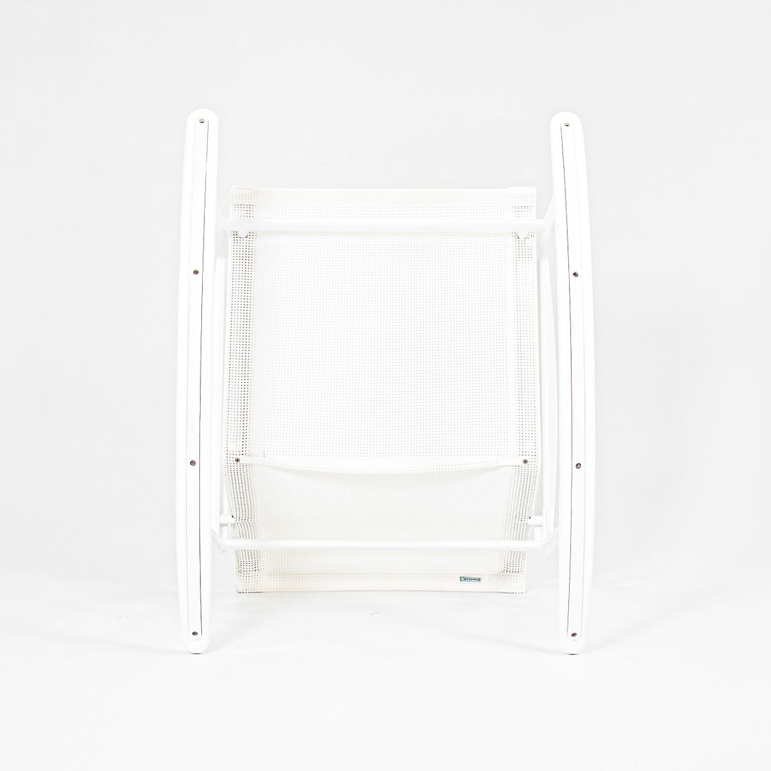 SOLD 2022 Richard Schultz 1966 Series Single Rocker / Rocking Chair for Knoll in White on White