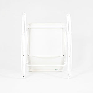 SOLD 2022 Richard Schultz 1966 Series Single Rocker / Rocking Chair for Knoll in White on White