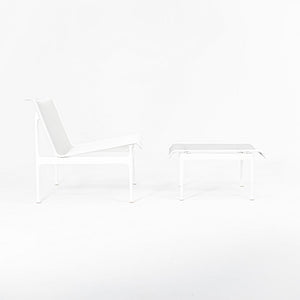 SOLD 2021 Swell Lounge Chair by Richard Schultz for Knoll in White with Gray Mesh