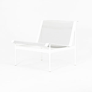 SOLD 2021 Swell Lounge Chair by Richard Schultz for Knoll in White with Gray Mesh