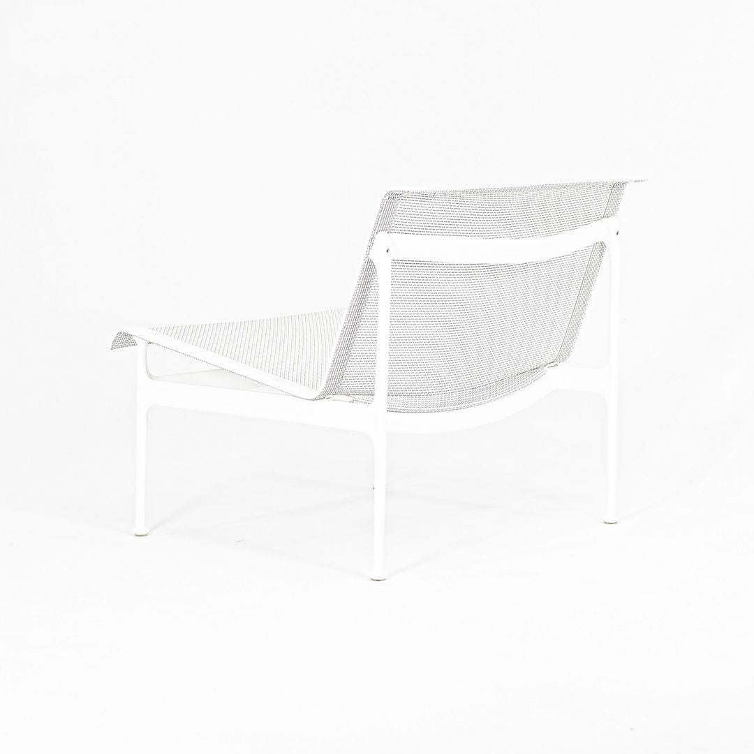 SOLD 2021 Swell Lounge Chair by Richard Schultz for Knoll in White with Gray Mesh