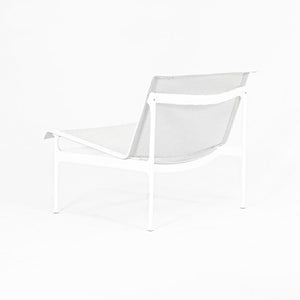 SOLD 2021 Swell Lounge Chair by Richard Schultz for Knoll in White with Gray Mesh