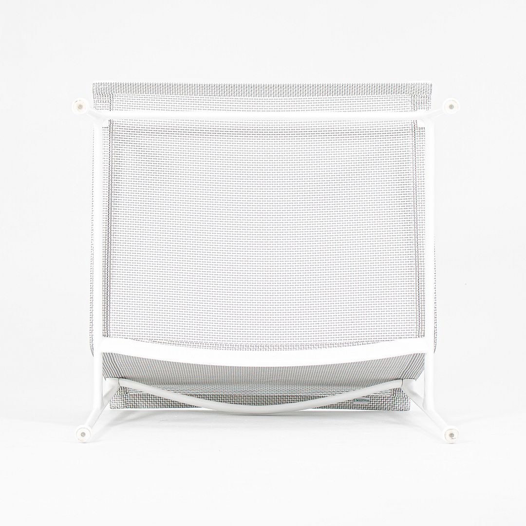 SOLD 2021 Swell Lounge Chair by Richard Schultz for Knoll in White with Gray Mesh