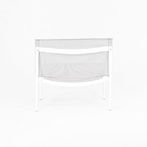 SOLD 2021 Swell Lounge Chair by Richard Schultz for Knoll in White with Gray Mesh