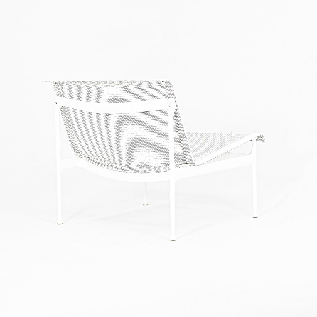 SOLD 2021 Swell Lounge Chair by Richard Schultz for Knoll in White with Gray Mesh