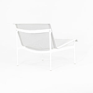 SOLD 2021 Swell Lounge Chair by Richard Schultz for Knoll in White with Gray Mesh